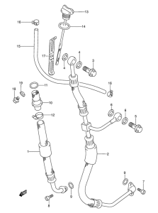 DR250 Шланг масляный