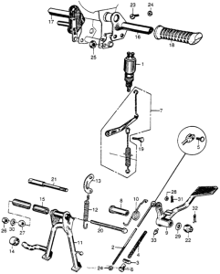 CB92 Mainstand + step