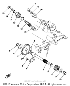 TZ250C Тахометр