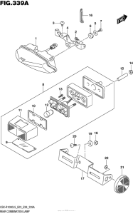 GSX-R1000 Rear Combination Lamp (Gsx-R1000L5 E03)