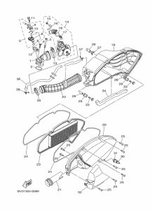 GPD125-A Впускная система