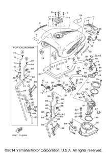 XV17PCMWC Топливный бак