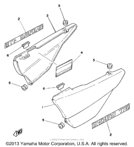 DT175G Боковые обтекатели