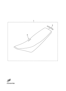 WR250FY Сиденье