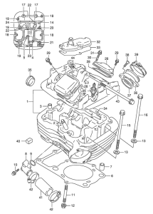 VX800 Головка цилиндров