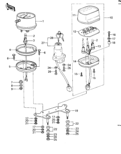 KZ400 Meters / ignition switch