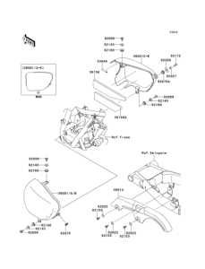 EJ800 Боковые обтекатели