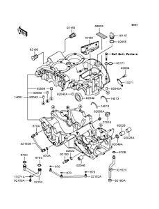 EJ650 Картер двигателя