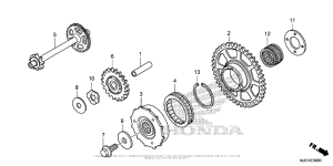CBR600RR (ABS) Муфта стартера