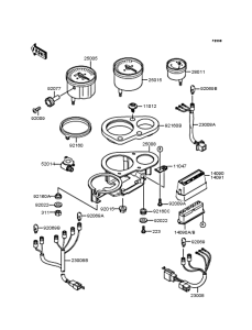 ZX250 Спидометр