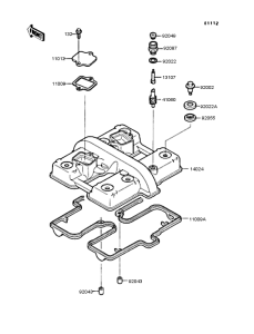  Крышка головки цилиндров