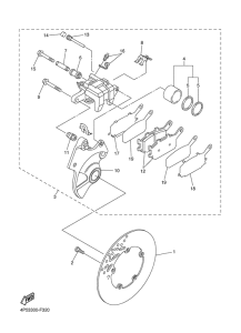 FZ6-NAHG Задний суппорт
