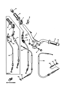 XC125T ｽﾃｱﾘﾝｸﾞﾊﾝﾄﾞﾙ.ｹｰﾌﾞﾙ1