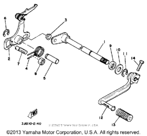 DT80J Вал переключения