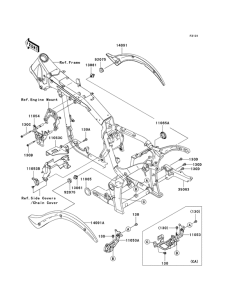 VN2000 Рама ,крепежные детали