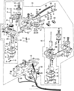 CB750 Carburetor k1-k2