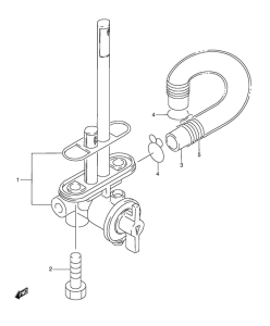 DR350 Топливный кран