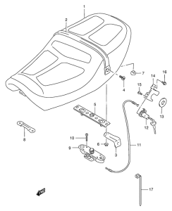 GSX400 Пружина