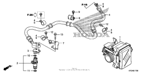 SH150I Корпус Дросселя