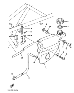 TY125 Rpservoir a huile