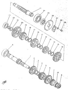 SR250 Трансмиссия