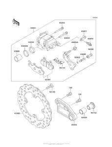 AX125 Rear Brake (Baf)