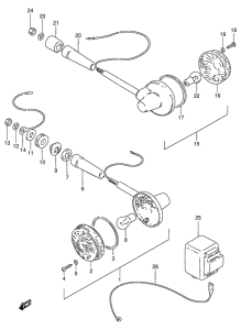 GN250 Поворотники