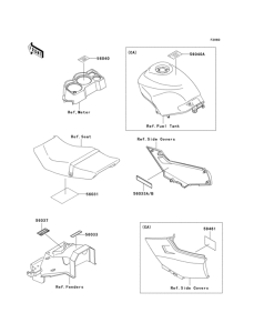 EX250 Лейбл предостережения