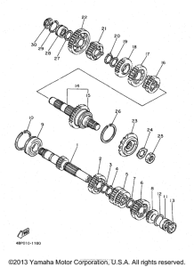 XJ600SK Трансмиссия