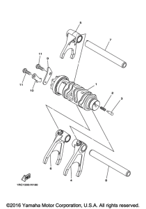 XSR900 Копирный вал