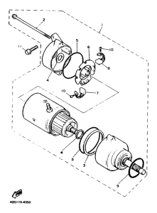 XV1100 Стартер