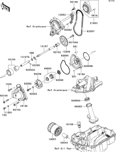 ZX1000 Масляный насос