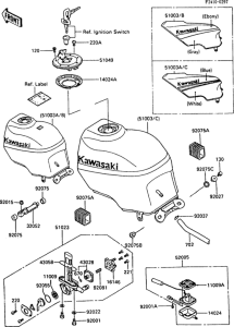 ZX600 Fuel tank(1 / 2)