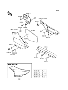 BN125 Боковые обтекатели