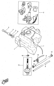 YQ50 Топливный бак