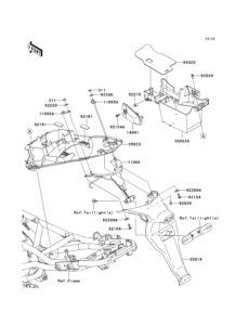 EX400 Задний бампер