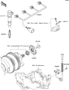 ZX1400 Система зажигания