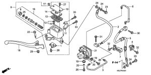 FES150 (ABS) Fr. brake master cylinder