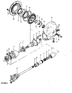 GS1000 Карданный вал