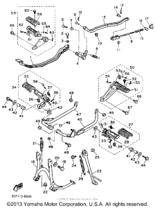 XV750WC Подножки