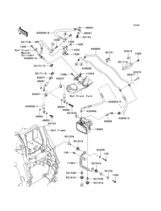 ZX1400 Тормозные трубки