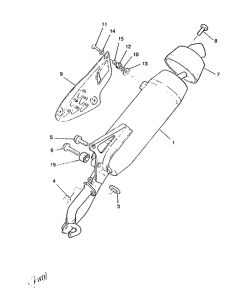 CW50RS Выхлопная система
