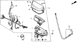 SB50P Спидометр