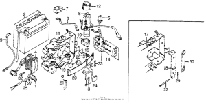 GL1000 Battery + silicon rectifier