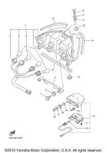 FJR13AEW Фонарь