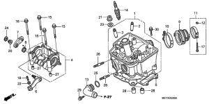  Головка цилиндров