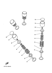 XT350'88 Клапана
