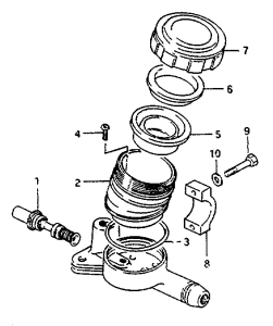 GS550 Передний тормозной цилиндр