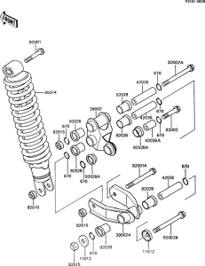 AR125S Подвеска  /  амортизатор