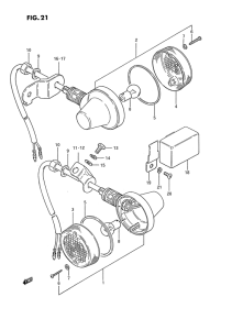TS185 Поворотники